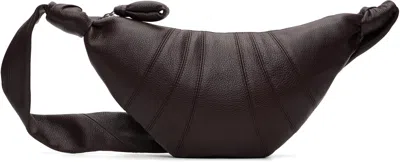 Lemaire Burgundy Small Croissant Bag