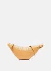 Lemaire Small Croissant Soft Nappa Shoulder Bag In Butter
