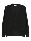 Lemaire Button-down Cardigan In Black