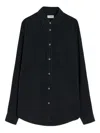 Lemaire Button-down Shirt In Black