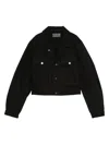 Lemaire Button-fastening Flap-pocket Jacket In Black