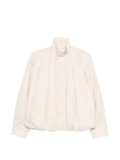 Lemaire Button-fastening Jacket In Neutral