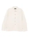 Lemaire Button-fastening Patch-pocket Shirt In Neutral