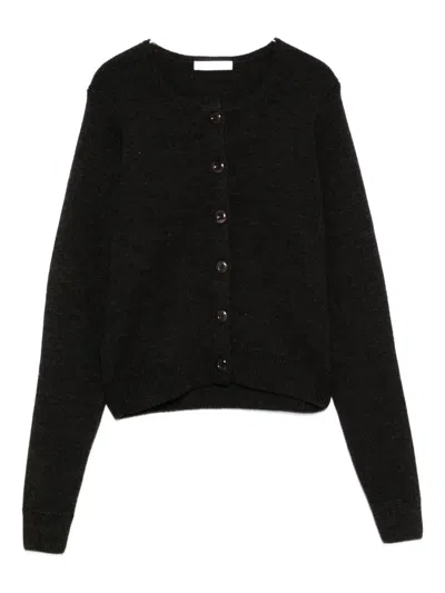 Lemaire Button-front Cardigan In Black