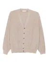 Lemaire Button-front Cardigan In Neutral