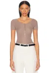 Lemaire Button Ribbed Bodysuit