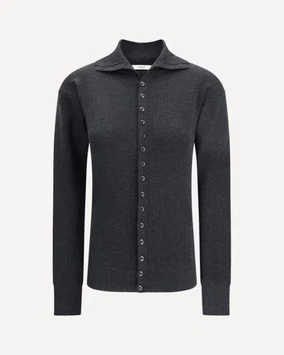 Lemaire Buttoned Cardigan In Gray