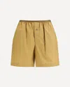 Lemaire Buttoned Elasticated Shorts In Nude