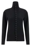 Lemaire Grey Buttoned Fitted Cardigan In Gray