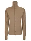 Lemaire Buttoned Fitted Cardigan In Brown
