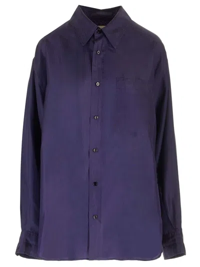 Lemaire Buttoned Long In Purple
