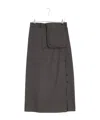 LEMAIRE BUTTONED SKIRT