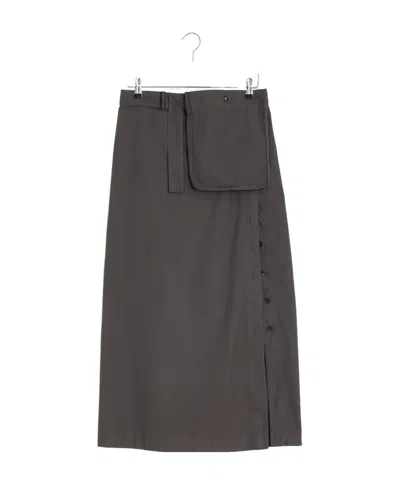 LEMAIRE BUTTONED SKIRT