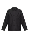 Lemaire Buttoned Pocket Jacket In Black