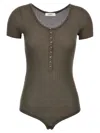 Lemaire Buttoned Rib Body In Green