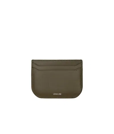 Lemaire Calepin Card Holder In Green
