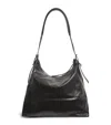 Lemaire Calfskin Belted Tote Bag In Brown
