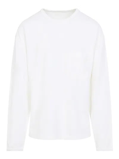 Lemaire Long Sleeve T-shirt In White