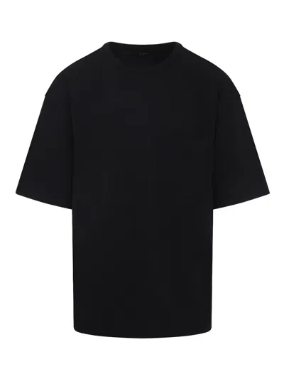 Lemaire Boxy Short Sleeves T-shirt In Black
