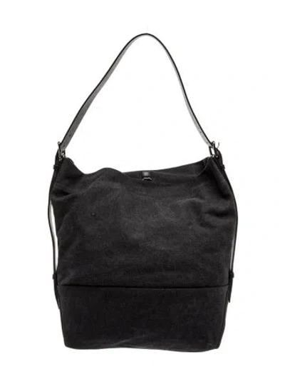 Pre-owned Lemaire Canvas Belted Tote In Grey