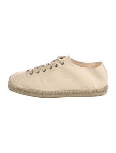 Pre-owned Lemaire Canvas Espadrille Sneakers In Neutral