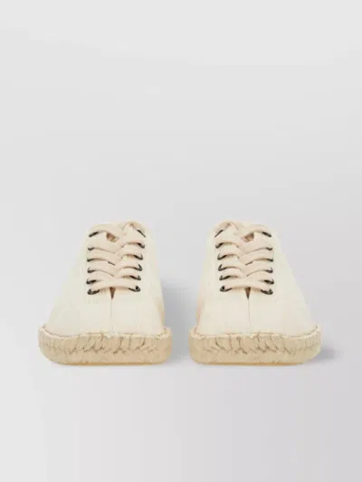 Lemaire Canvas Espadrilles Round Toe