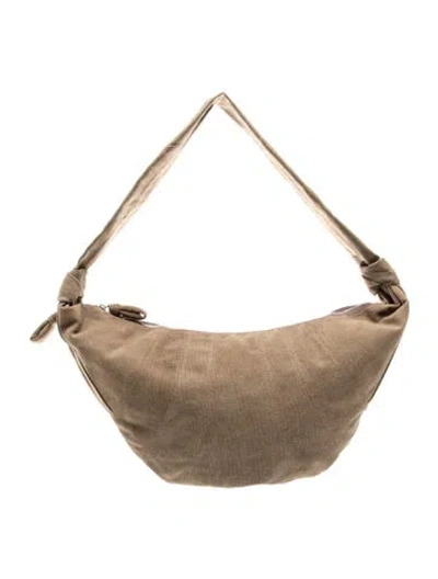 Pre-owned Lemaire Canvas  Croissant Medium W/ Tags In Neutrals