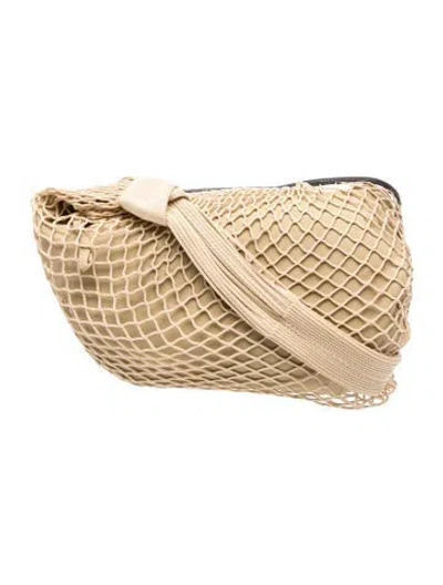 Pre-owned Lemaire Canvas Shoulder Bag In Neutrals