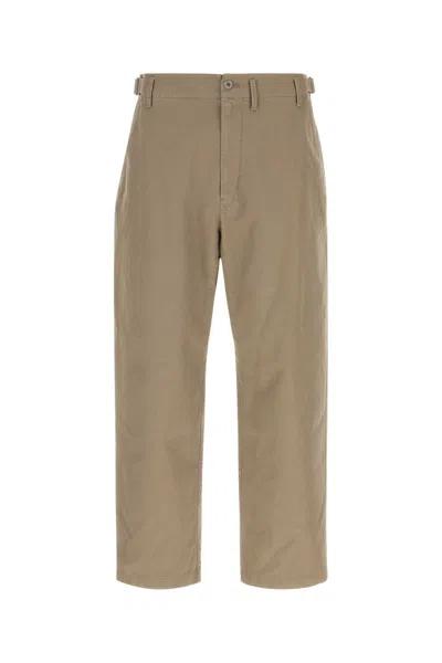 Lemaire Cappuccino Cotton Pant In Neutral