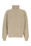 Lemaire Cappuccino Wool Oversize Sweater In Neutral