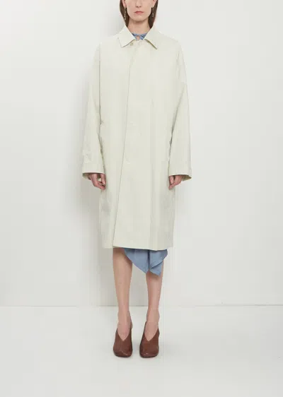 Lemaire Car Coat In White