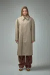 Lemaire Car Coat In Beige