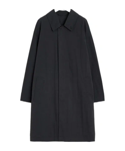 Lemaire Car Coat In Black
