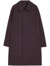 Lemaire Wool And Cotton-blend Car Coat In Brown