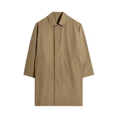 Pre-owned Lemaire Car Coat 'khaki' | Tan | Women's Size Xs In Brown