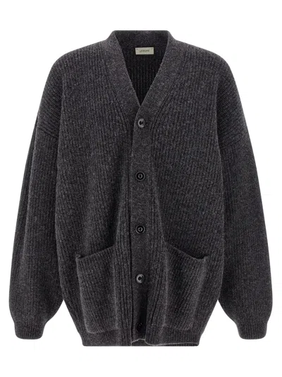 Lemaire Cardicoat Cardigan In Gray
