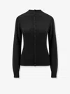 Lemaire Cardigan Girocollo Senza Cuciture In Black