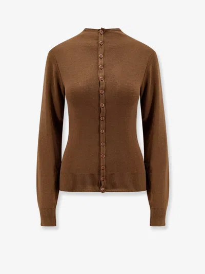 Lemaire Cardigan In Brown