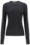 Lemaire Cardigan Girocollo Senza Cuciture In Grey