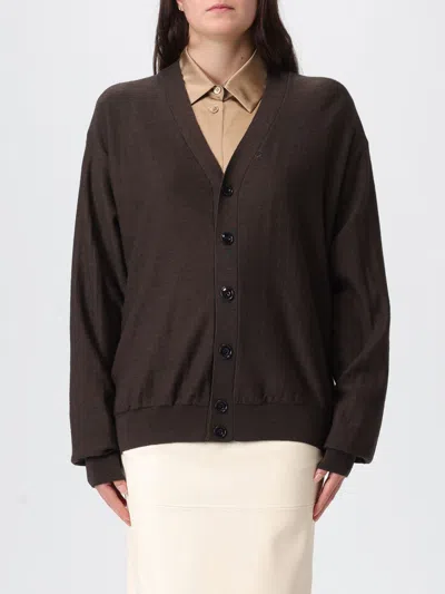 LEMAIRE CARDIGAN LEMAIRE WOMAN COLOR BROWN,H41440032