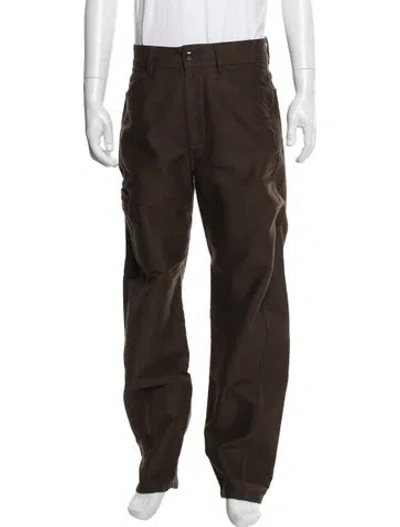 Pre-owned Lemaire Cargo Pants In Brown