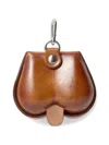 Lemaire Carlos Leather Keyring In Pattern