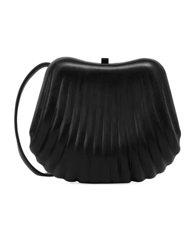 Lemaire Carlos Leather Shoulder Bag In Black