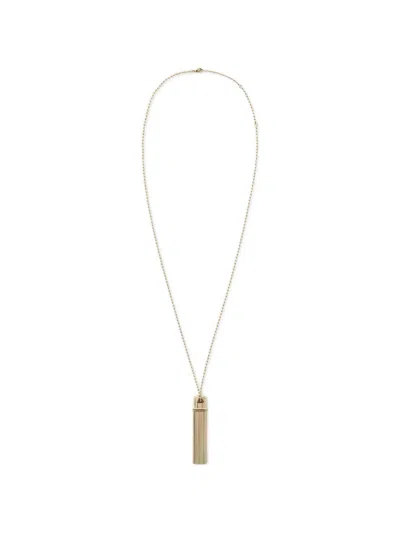 Lemaire Carpenter-pencil Necklace In Gold