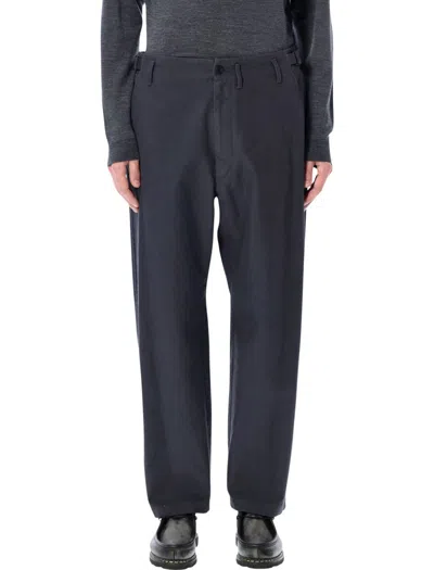 Lemaire Tailored Trousers With Adjustable Waist Tabs In Multi