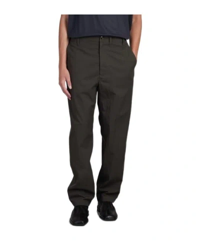 Lemaire Carrot Tapered Leg Pants In Black