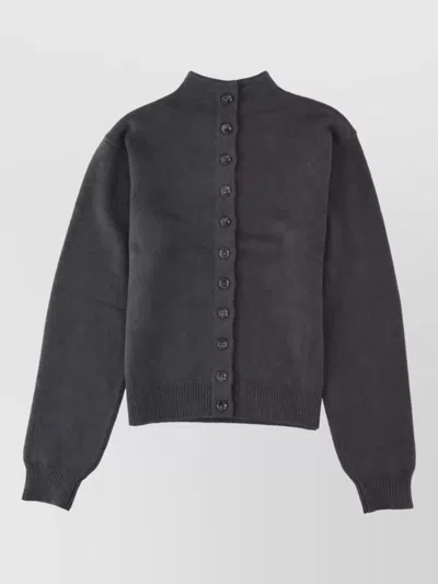 Lemaire Cashmere Cardigan In Gray