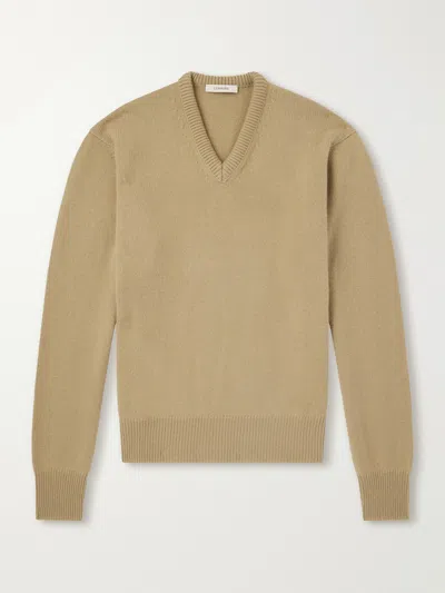 Lemaire Cashmere Sweater In Neutral
