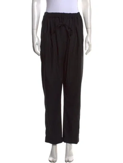 Pre-owned Lemaire Cashmere Wide Leg Pants W/ Tags In Black