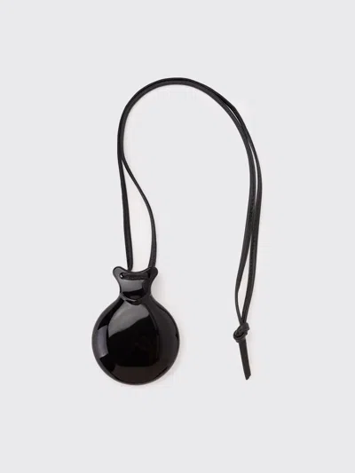 Lemaire Castanet Mirror In Black/dark Brown